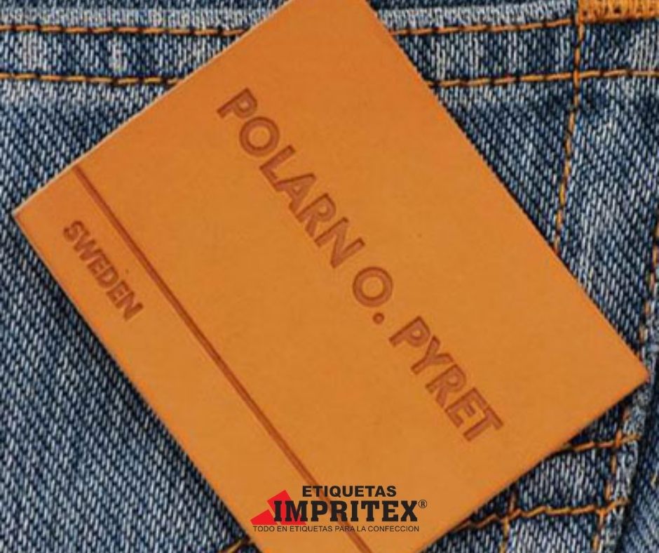 Etiquetas de cuero personalizadas QUITO ECUADOR, industria textil